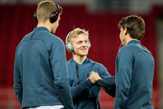 Alexander Sørloth, Mats Møller Dæhli and Anders Trondsen