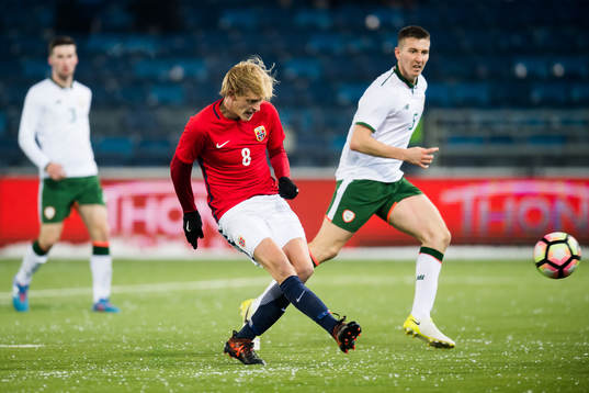 Morten Thorsby of Norway