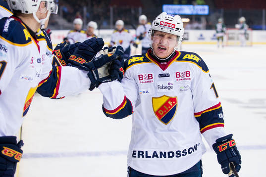 Djurgårdens Henrik Eriksson jublar
