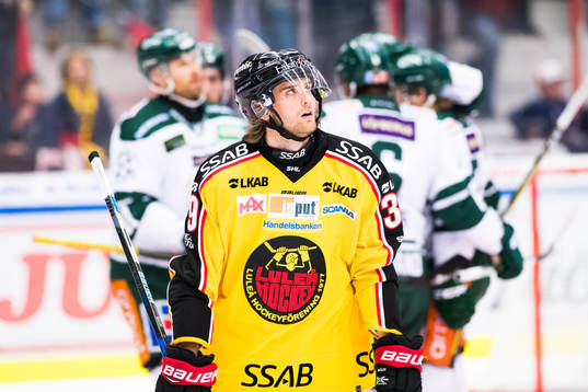 Luleås Pontus Själin deppar