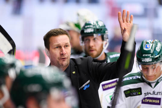 Färjestads tränare Johan Pennerborn