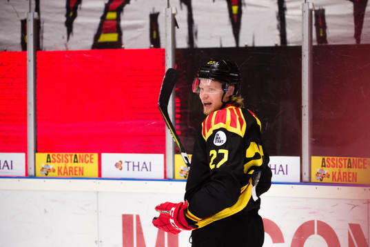 Brynäs Ludvig Nilsson jublar