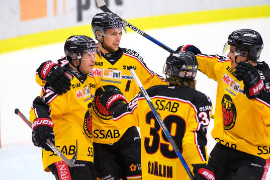 Luleås spelare jublar