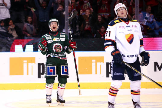 Frölundas Ryan Lasch jublar