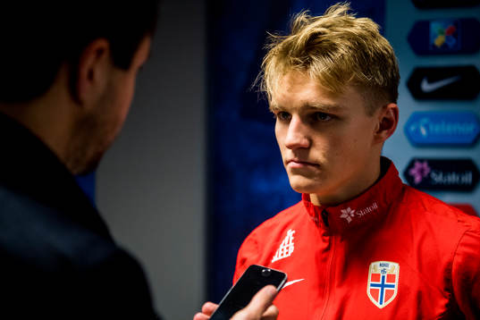 Martin Ødegaard of Norway