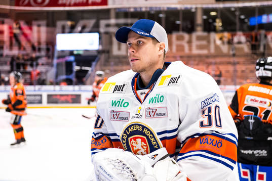 Växjös målvakt Viktor Fasth