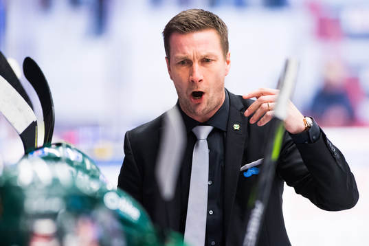 Färjestads tränare Johan Pennerborn