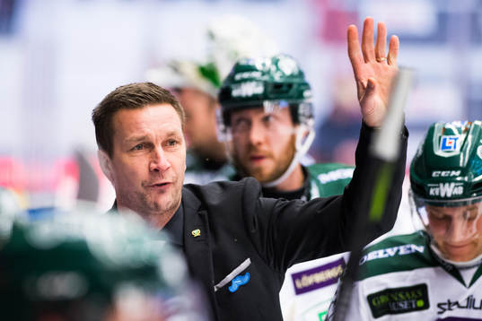 Färjestads tränare Johan Pennerborn