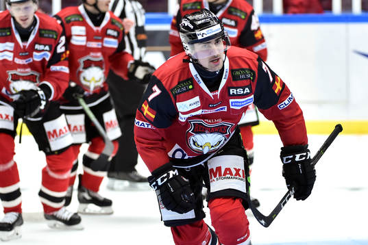 Malmö Redhawks Nils Andersson jublar