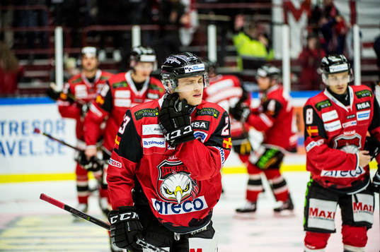 Malmö Redhawks Christoffer Forsberg deppar med