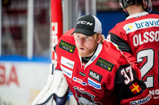 Malmö Redhawks målvakt Jonas Gunnarsson