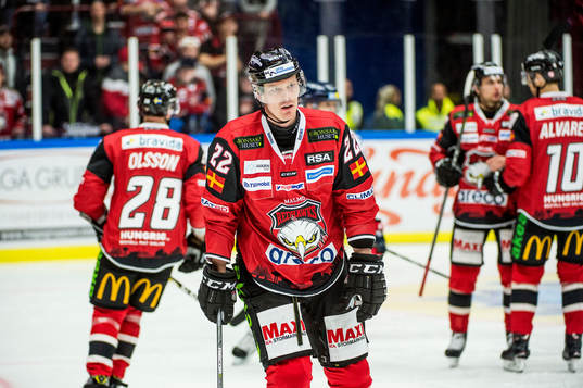 Malmö Redhawks Lars Bryggman deppar
