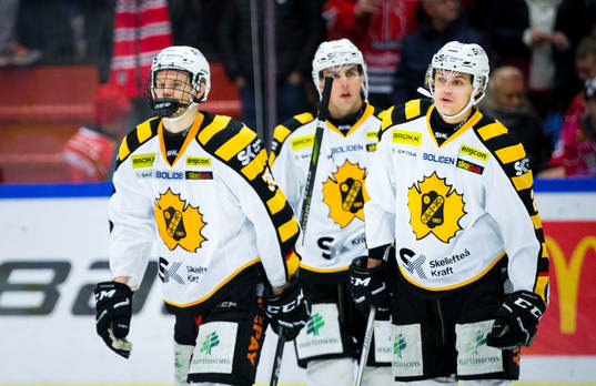 Skellefteås Albin Eriksson och Joakim Lindström deppar