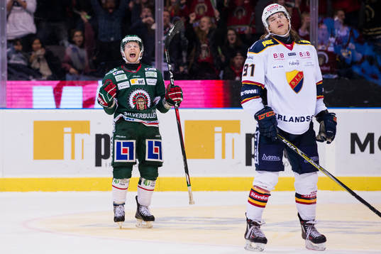 Frölundas Ryan Lasch jublar