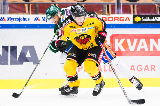 Färjestads Martin Johansson och Luleås Einar Emanuelsson