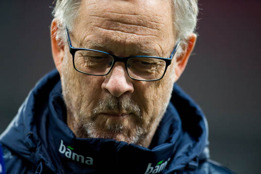 Lars Lagerbäck, head coach of Norway
