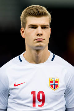 Alexander Sørloth of Norway