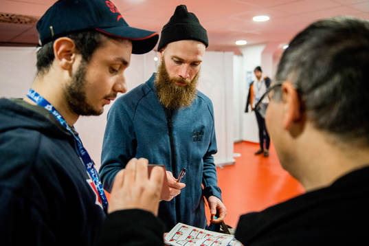 Jo Inge Berget of Norway signs autographs