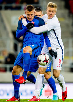 Jan Durica of Slovakia and Alexander Toft Søderlund of