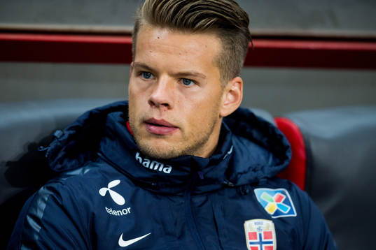 Goalkeeper Ørjan Nyland of Norway