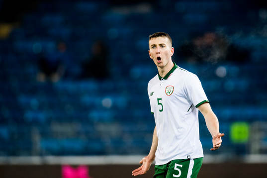 Shaun Donnellan of Ireland reacts