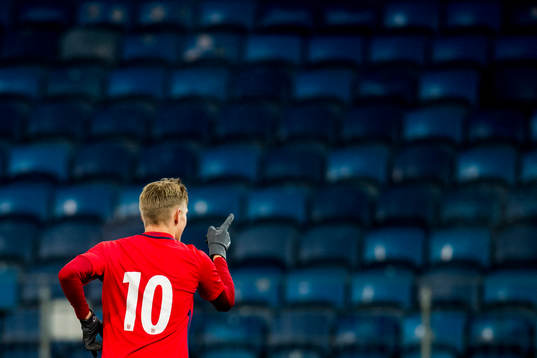 Martin Ødegaard of Norway celebrates 1-0