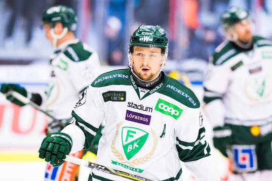 Färjestads Rasmus Asplund deppar