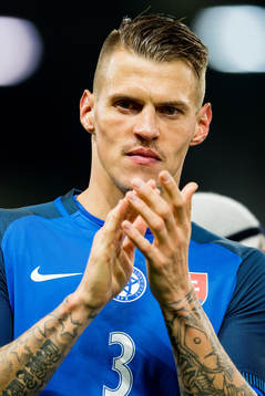 Martin Skrtel of Slovakia