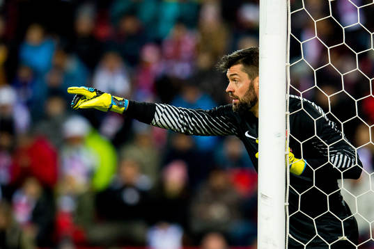 Goalkeeper Matus Kozacik of Slovakia
