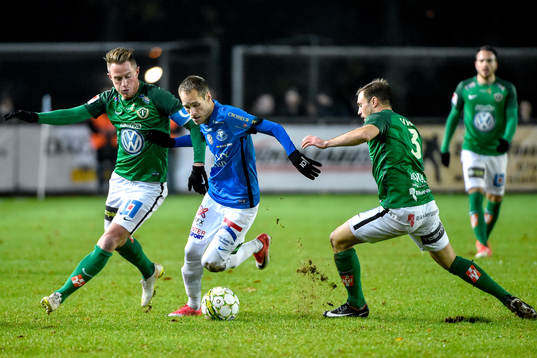 Trelleborgs Zoran Jovanovic och Jönköpings Tommy Thelin