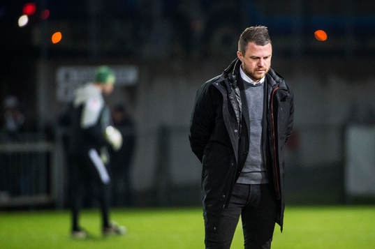 Jönköpings tränare Jimmy Thelin deppar