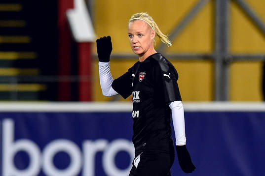 Rosengårds Caroline Seger värmer upp