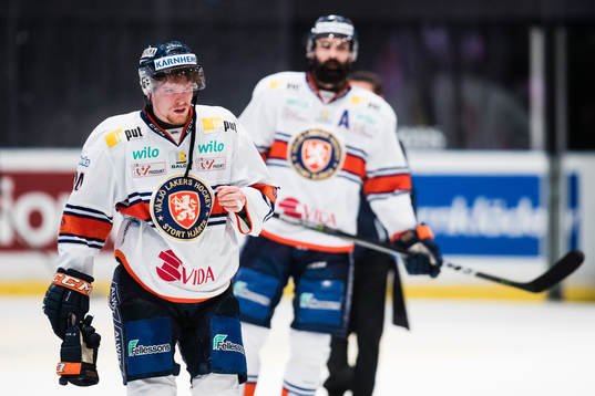 Växjös Brendan Shinnimin och Daniel Rahimi deppar