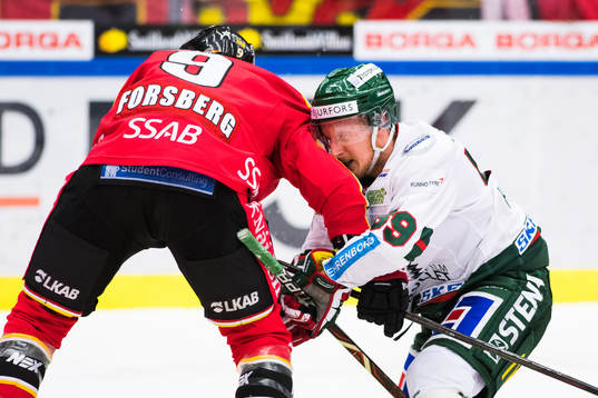 Luleås Johan Forsberg och Frölundas Simon Hjalmarsson