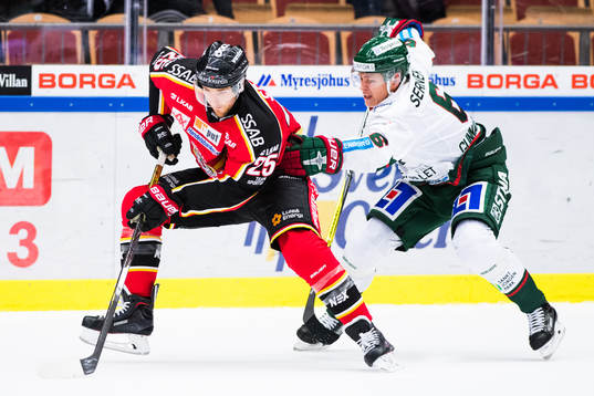 Luleås Anton Hedman och Frölundas Kristoffer Gunnarsson