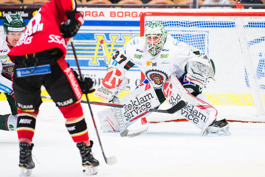 Frölundas målvakt Johan Gustafsson