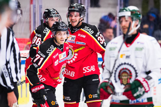Luleås Patrick Cehlin, Robin Kovacs och Oscar Engsund