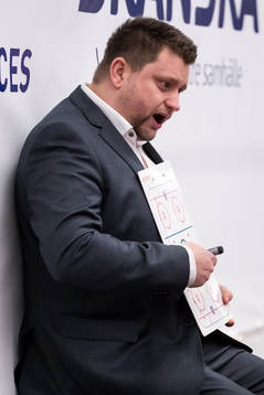 Moras assisterande tränare Mikael Johansson  i