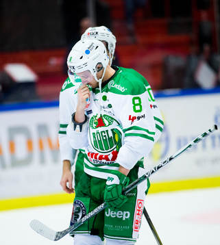 Rögles Linus Sandin deppar