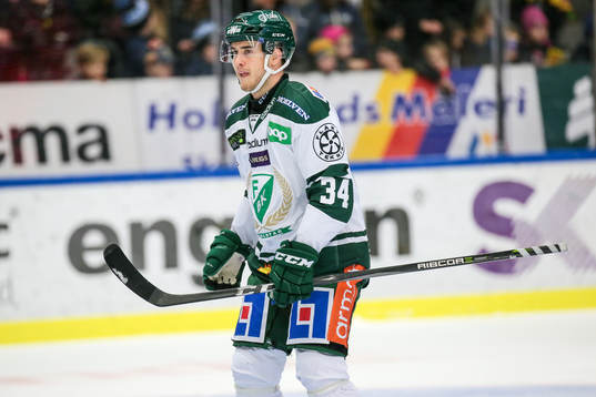 Färjestads Michael Lindqvist jublar