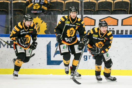 Skellefteås Pär Lindholm , Joakim Lindström och Oscar