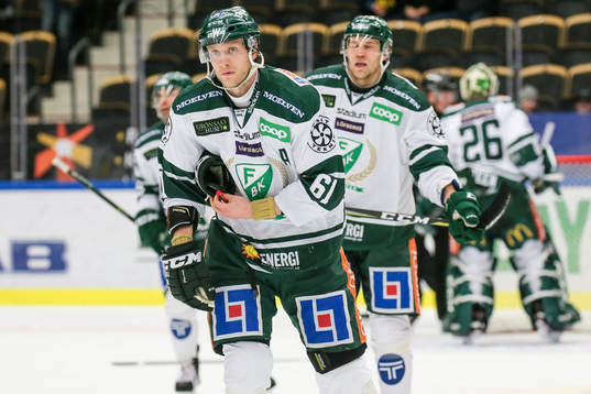 Färjestads Johan Ryno deppar