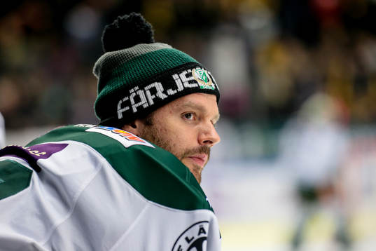 Färjestads målvakt Lars Haugen