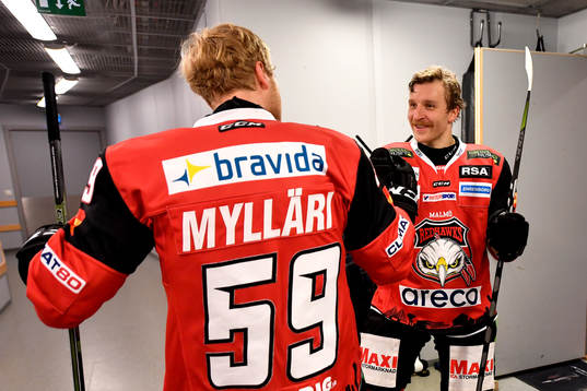 Malmö Redhawks Frederik Storm och Anton Mylläri