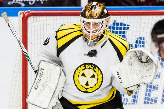 Brynäs målvakt Linus Fernström