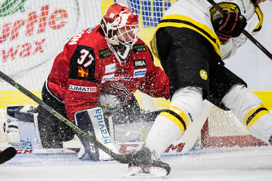 Malmö Redhawks målvakt Jonas Gunnarsson