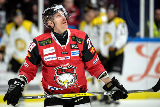 Malmö Redhawks Jens Olsson deppar