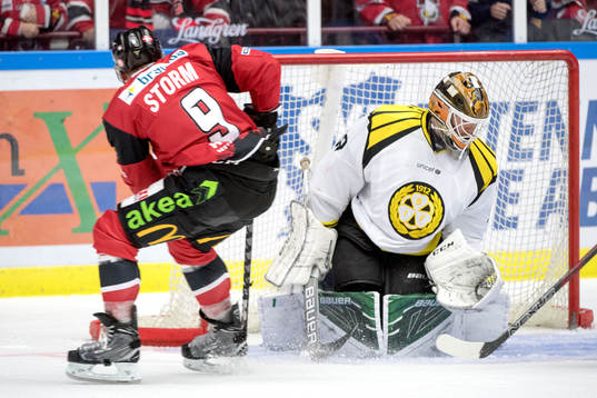 Malmö Redhawks Frederik Storm gör 3-1 bakom Brynäs