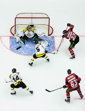 Malmö Redhawks Lars Bryggman oroar mot Brynäs Lukas