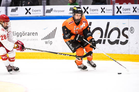 Troja/Ljungbys Alva Solberg och Karlskronas Kaylie Welk
